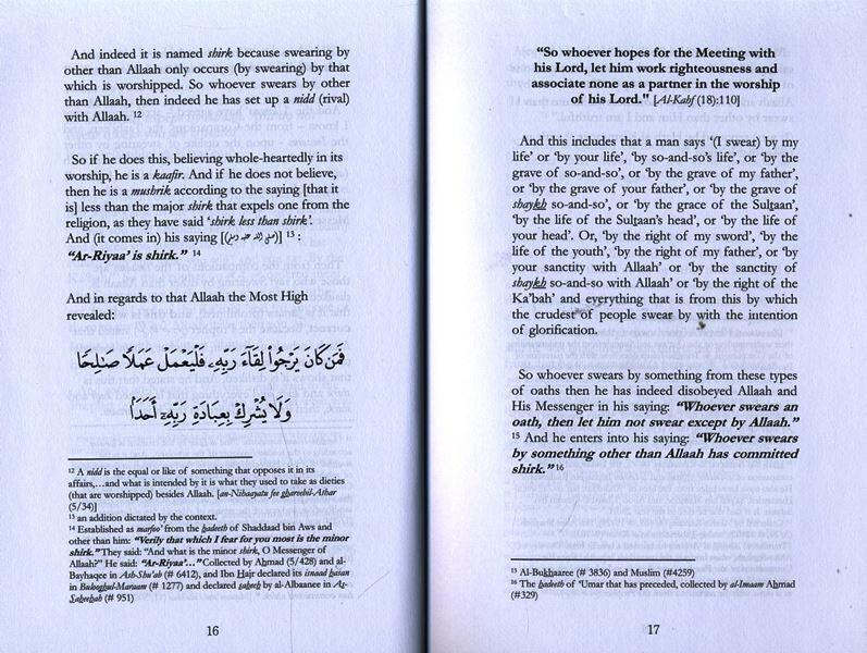 Al-Istighaathah (An Answer Regarding Swearing by other than Allaah & Prayer Towards the Graves)