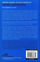 Sincere Counsel to the Students of Sacred Knowledge - NobleBookshop