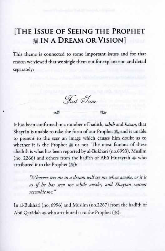 Seeing the Prophert (PBUH) in Dreams and Vision