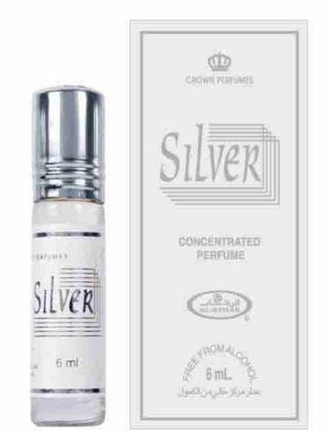 Silver Concentrated Perfume-Attar (6ml Roll-on)