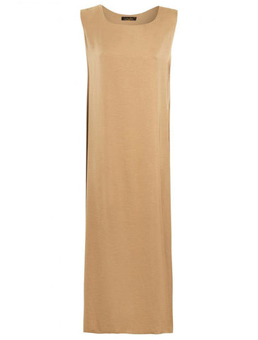 GOLD SLIP DRESS SLEEVELESS