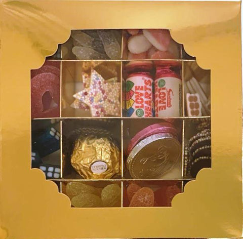 Gold Sweets Box Pick and Mix 16 Selection of Halal Sweet Zone Jelly (21400)