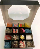 Black Sweets Box Pick and Mix 16 Selection of Halal Sweet Zone Jelly (22714)