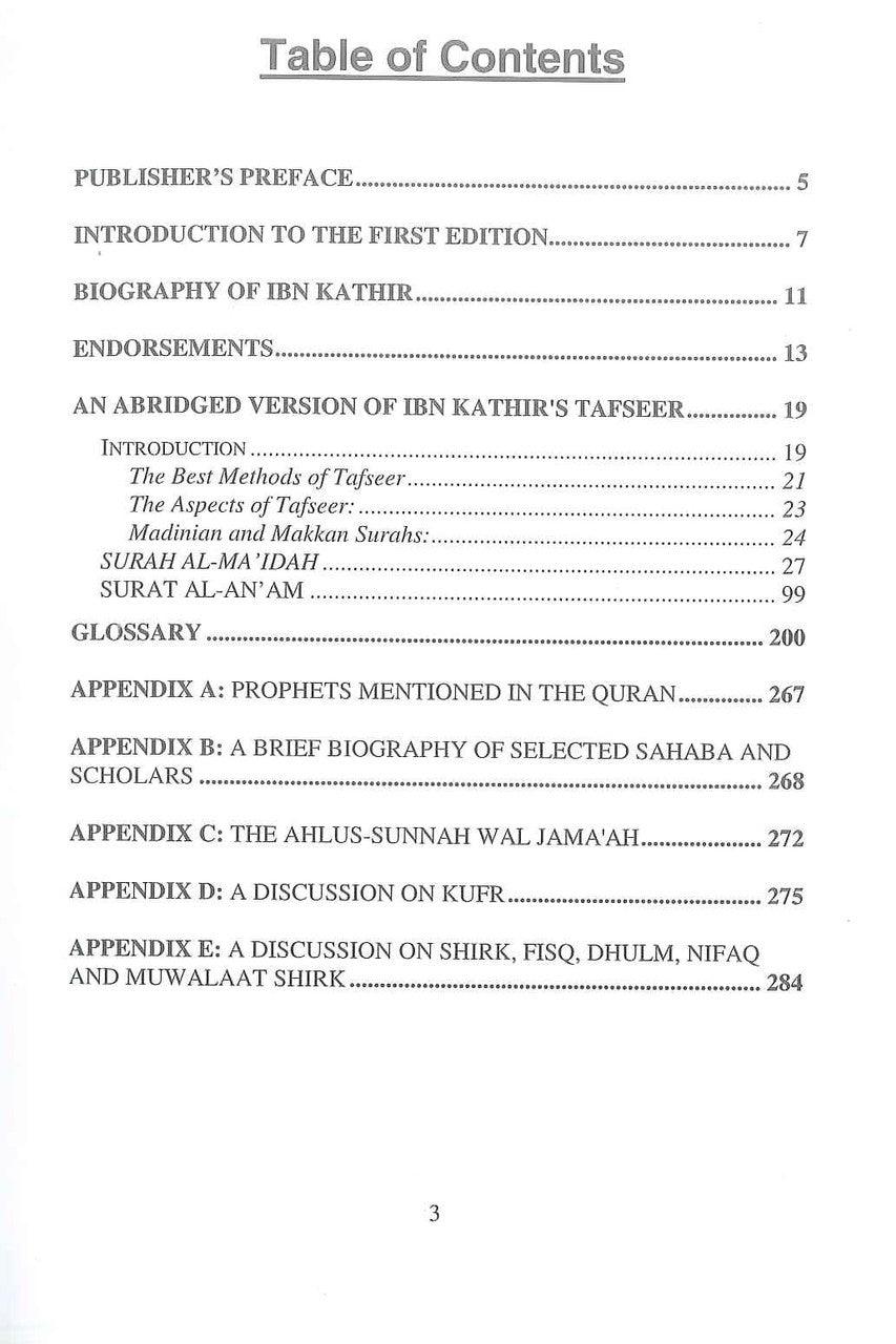 Tafsir Ibn Kathir Part-7 By Al-Firdous Ltd