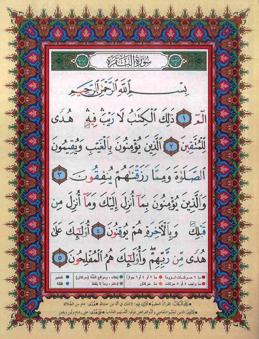 Tajweed Quran in 30 seperate Juzz Leather Case 17x24 Cm