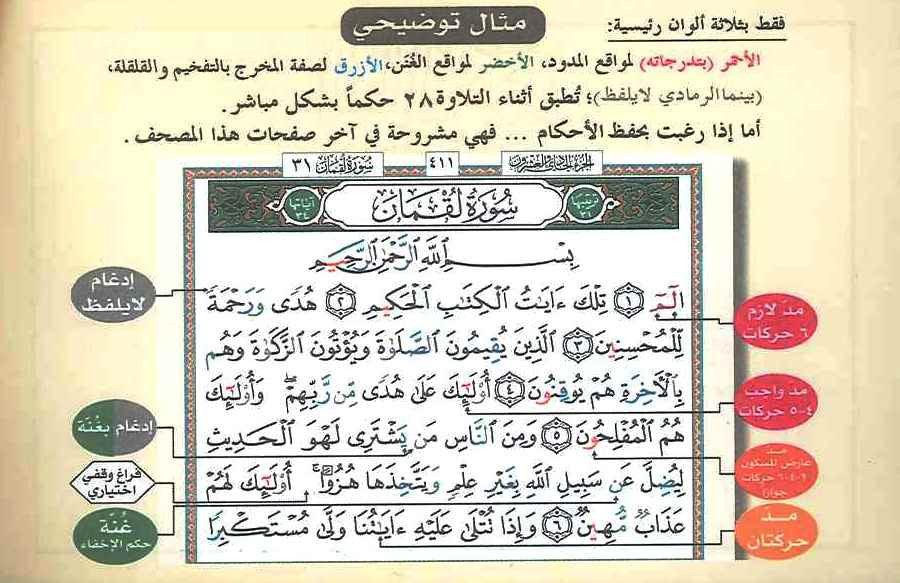 Tajweed Quran in 30 Parts Leather Case Pocket Plus 8x12 cm