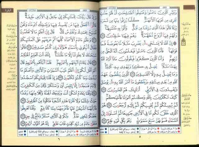 Tajweed Quran - Colour coded Arabic only Medium-2771