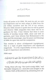 TEN PRINCIPLES ON AL-ISTIQAAMAH