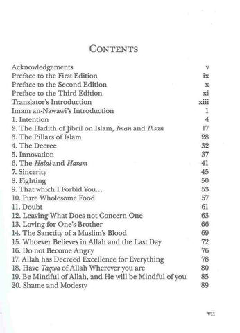 The Complete Forty Hadith