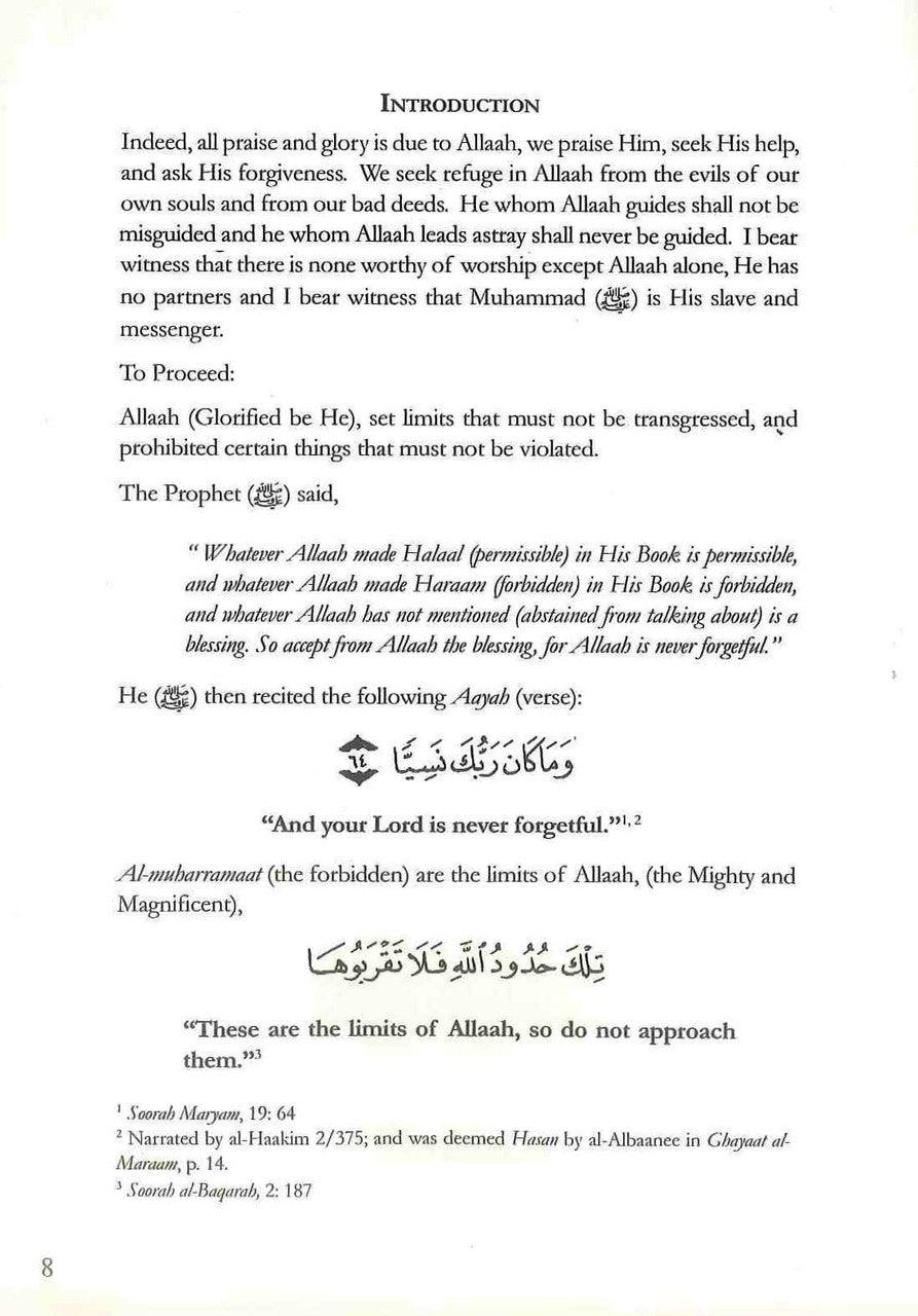 The Forbidden : Issues of Great Importance That We Underestimate