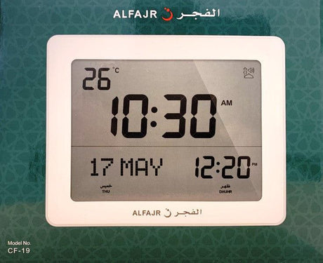 Alfajr Azan Clock :Model No CF-19