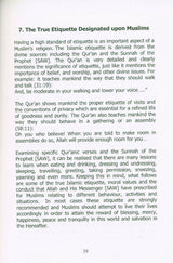 The True Islamic Etiquette