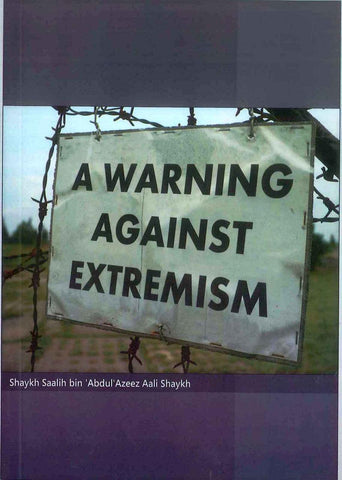 A Warning Against Extremism