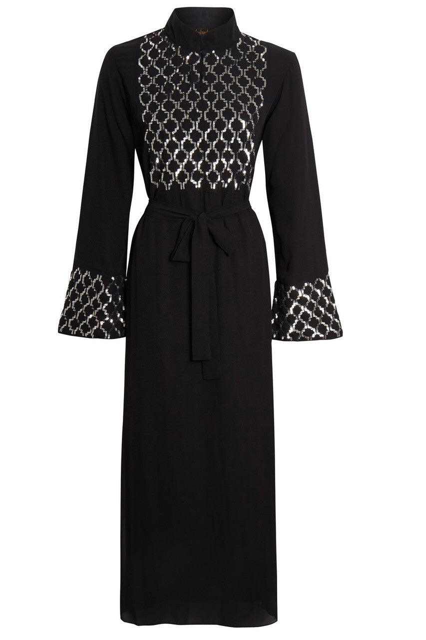 Black Jawaher Abaya